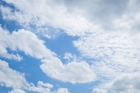 Blue sky and clouds background