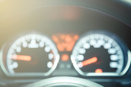 Abstract blur of speed meter background