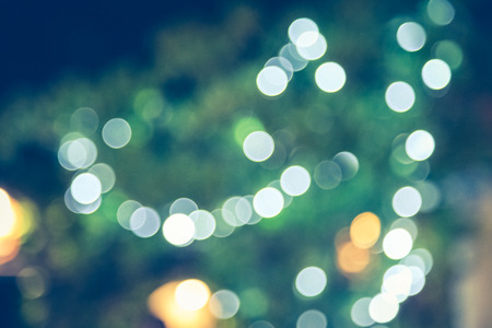 Blur bokeh of light in the city background