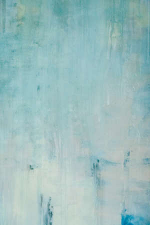 Old cement paint blue wall backgroundの写真素材