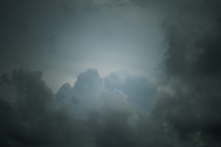 Sky and clouds before raining backgroundの写真素材