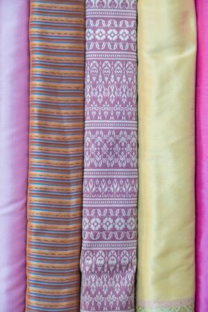 Abstract colorful fabric texture background