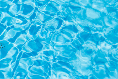 Blue water rip wave reflection background