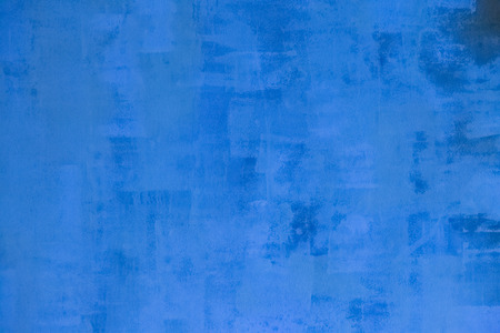 Old cement paint blue wall backgroundの写真素材