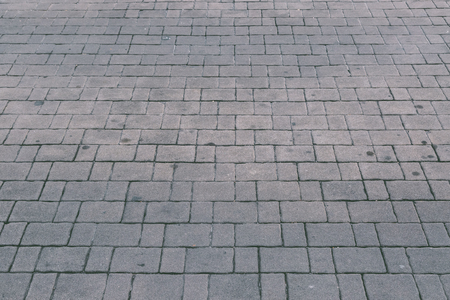 Roads, paved walkways, stone blocks backgroundの写真素材