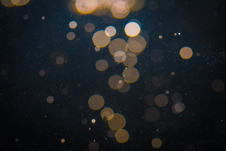 Abstract luxury bokeh with black baclground