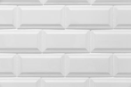 White clean wall brick use for backgroundの写真素材