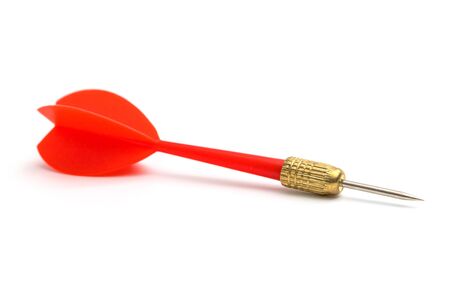 Red darts isolated on white background