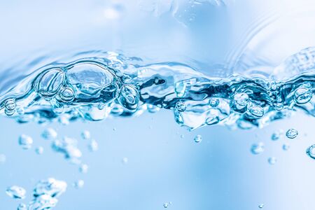Bubbles air in the fresh water use for background