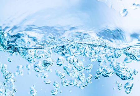 Bubbles air in the fresh water use for background