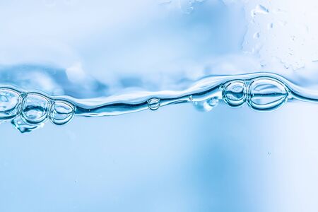 Bubbles air in the fresh water use for background