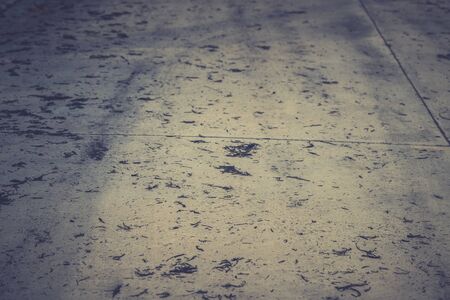 Air Pollution of Ashes from burnt Plant, Grass on the Village roadの写真素材