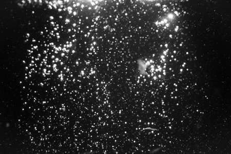 black bokeh from water use for background