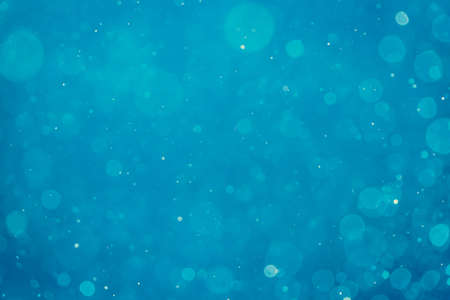 Abstract blur blue bokeh circles use for colorful art and design background