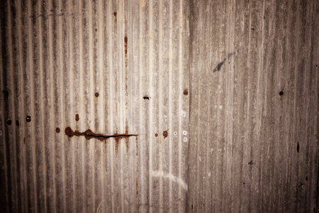 Old galvanized sheet vintage pattern texture use for background
