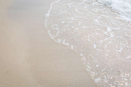 Sand wave at the beach nature background