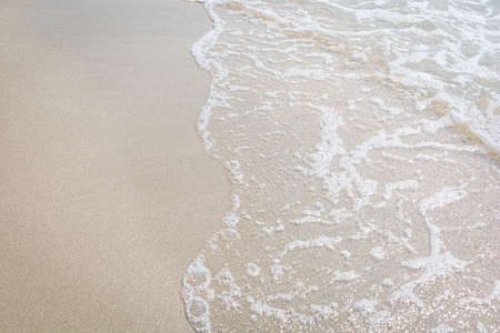 Sand wave at the beach nature background
