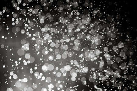 Abstract black bokeh created by water background