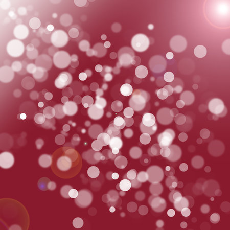 Abstract elegant red glitter vintage sparkle with bokeh defocused for party invitation happy New Year, birthday cardの写真素材