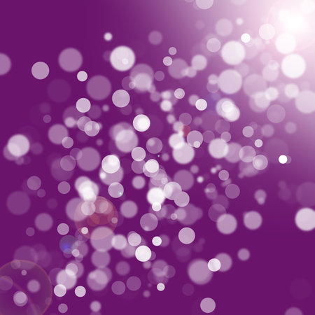 Abstract elegant purple glitter vintage sparkle with bokeh defocused for party invitation happy New Year, birthday cardの写真素材