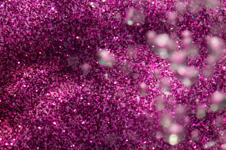 Fantasy abstract blur purple bokeh of lights colorful sparkle use for backgroundの写真素材