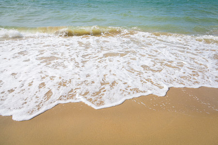 Natural beaches at Pattaya in Thailand, a favorite destination for foreign tourists.の写真素材
