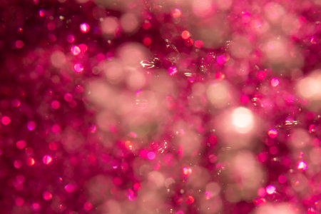 Abstract pink bokeh luxury with black background