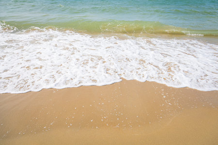 Natural beaches at Pattaya in Thailand, a favorite destination for foreign tourists.の写真素材