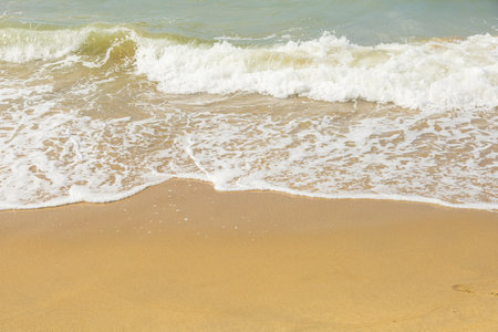 sand on the beach natural for backgroundの写真素材