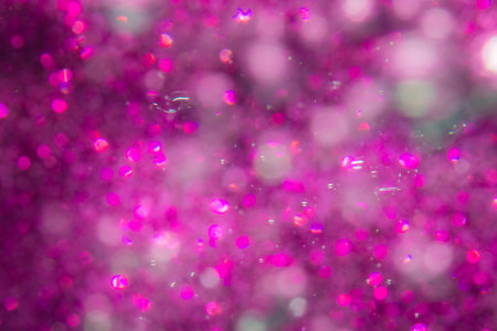 Abstract pink bokeh luxury with black backgroundの写真素材