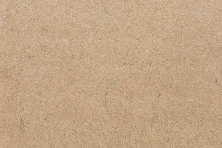 Close up of Old brown paper texture  visible. Paper fibers suitable for use as background images or decorations for advertisements.の写真素材