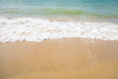 Natural beaches at Pattaya in Thailand, a favorite destination for foreign tourists.の写真素材