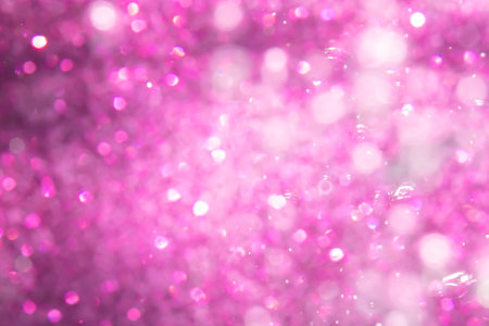 Abstract pink bokeh luxury with black backgroundの写真素材