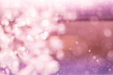 Pink Blur bokeh of light to celebrate Valentine's Day for backgroundの写真素材