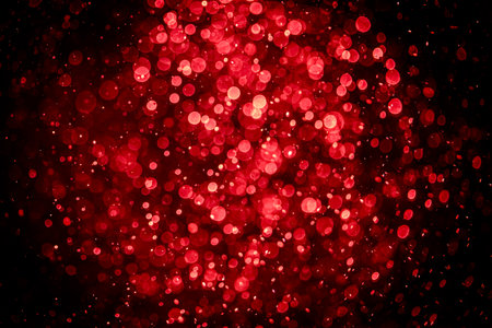 Blurred photo with red dots visible glittering, shining brightly look and feel luxurious Suitable...