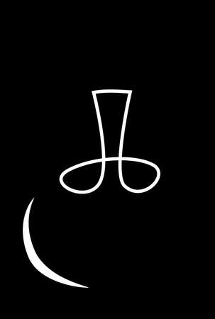 yellow bulb with paint vectorのイラスト素材