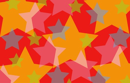 fun red stars backgroundのイラスト素材