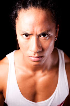 Portrait of attractive young man.の写真素材