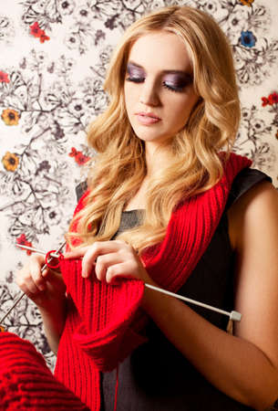 Beautiful woman portrait.の写真素材