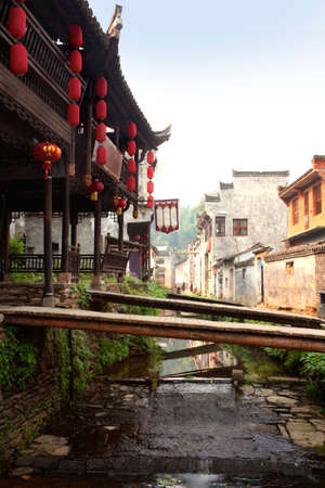 Traditional Chinese old streetの写真素材