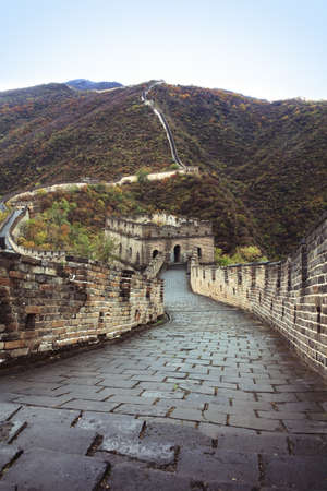 Front shoot of the Great Wallの写真素材
