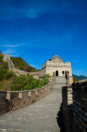 Front shoot of the Great Wallの写真素材