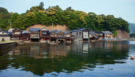 Fishing village in Kyoto  Shoot at 2012 summer time の写真素材