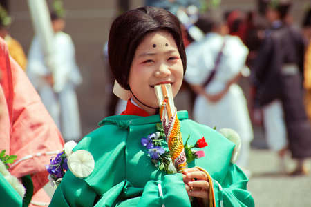 Aoi Matsuri festival in summer time at Kyoto 2012のeditorial素材
