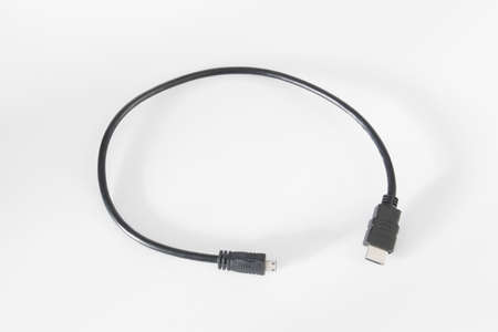 hdmi cable isolated on white background
