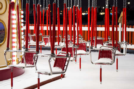 Carousel winter.の写真素材