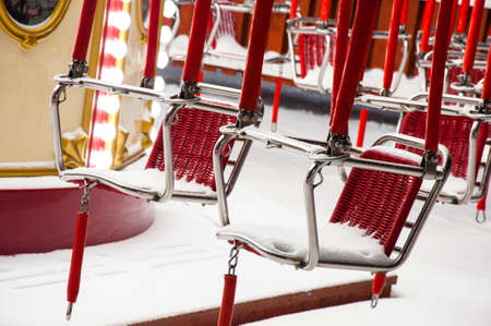 Carousel winter.の写真素材