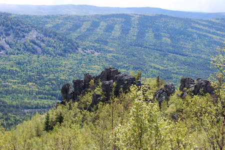 Summer in mountainsの写真素材