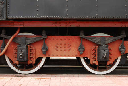 Train wheelsの写真素材