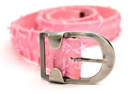 Isolated rose belt on white backgroundの写真素材